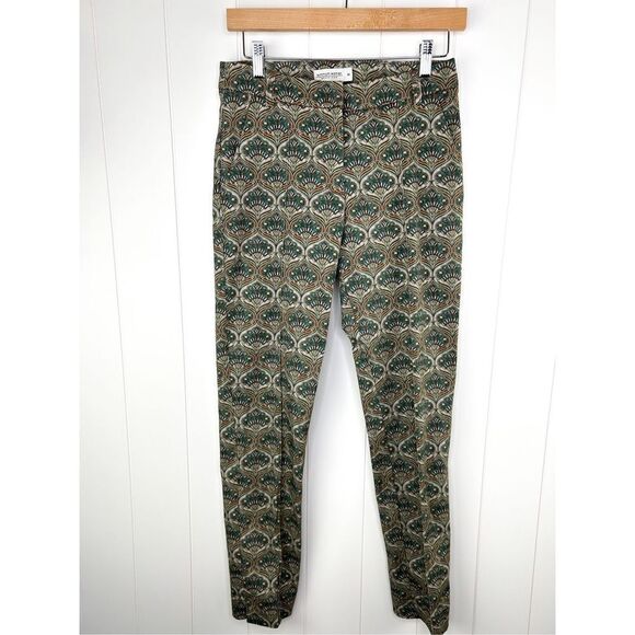 Summum Woman High Waist Slim Pant trousers art nouveau cotton stretch broek 34EU - Picture 3 of 15